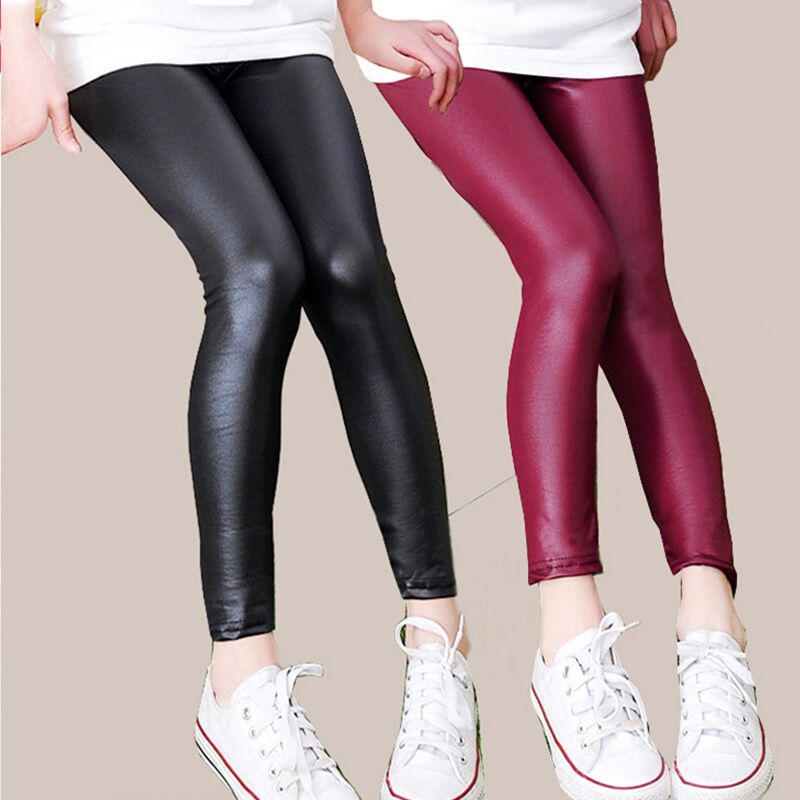 Legging Infantil De Couro Legging Infantil De Couro CompreBemFacil.com 