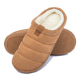 Pantufa Masculina Acolchoada Pantufa Masculina Acolchoada CompreBemFacil.com Cor Marrom Tamanho 36-37 