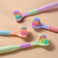 Escova De Dente Trifacial Kit com 4 escovas